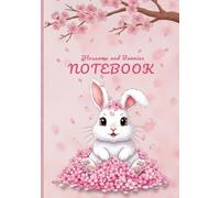 Blossoms and Bunnies Notebook: A5 College Ruled Lined Journal for Stationery Lovers, Writers, and Cherry Blossom Admirers