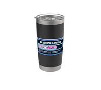 Blossoms Loading Cherry Spring Pixel Bar Stainless Steel Insulated Tumbler