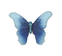Blossomy Butterfly Brooch for Clothing Not Deadly Fabric Substance Easy Attach Pin Permanent Fashion Embellishment Artisanal Fabric Brooch
