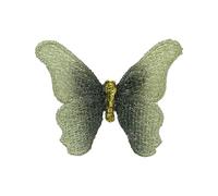 Blossomy Butterfly Brooch for Clothing Not Deadly Fabric Substance Easy Attach Pin Permanent Fashion Embellishment Artisanal Fabric Brooch