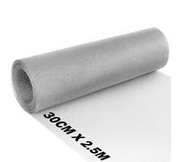 BLOSTM 304 Stainless Steel Wire Mesh Roll - 30cm x 2.5m Rustproof Fine Metal Mesh to Cover Vents, Air Bricks, Windows - Blocks Rodents, Insects, Mouse, Pests from Entering Home & Garden - Easy to Cut