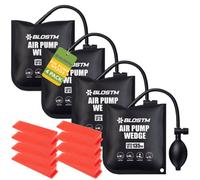 BLOSTM Air Wedge Door Pump Up Bags - 4 Pack Heavy Duty Inflatable Air Wedge Pump Wind Bags for Doors & Window Installation, Car Repair, DIY - Wind Bag for Lifting up to 135kg - with 8 Plastic Wedges