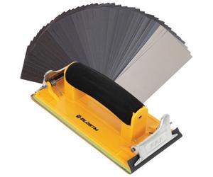Blostm Assorted 48 Pieces Sandpaper With Sanding Block Sander
