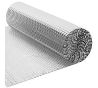 BLOSTM Foil Insulation Roll 10m x 60cm - Radiator Reflector Panels for Floor, Ceiling, Roof, Wall Insulation - 3-in-1 Reflective Foil Insulation Roll - Heat & Vapour Barrier Saves Energy