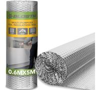 BLOSTM Foil Insulation Roll 5m x 60cm - Radiator Reflector Panels