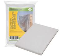 BLOSTM Heavy Duty Polythene Sheeting 2m X 3m Thick Plastic Sheeting for Gardening Insulation & Building Rubble Protection - 1000g (250 Micron)
