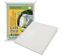 BLOSTM Heavy Duty Polythene Sheeting 2m X 3m Thick Plastic Sheeting for Gardening Insulation & Building Rubble Protection - 1000g (250 Micron)