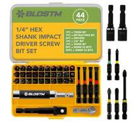 Blostm Hex Shank Impact Driver Screw Bit Set
