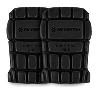 BLOSTM Knee Pads Work Protection - Pair of Flexible Foam Knee Pads for Work Trousers Suitable for Sports, Construction & Mechanic Work and as Gardening Knee Pads - Customisable Knee Pad Inserts (2PCS)