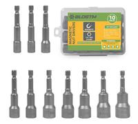 Blostm Magnetic Nut Drivers - 10 Pack