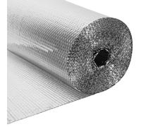 BLOSTM Foil Insulation Roll 1m x 25m - Radiator Reflector Panels for Floor, Ceiling, Roof, Wall Insulation - Aluminium Bubble Radiator Reflective Foil Roll - Heat & Vapour Barrier Saves Energy