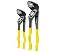 BLOSTM Water Pump Pliers 2 Pack - Adjustable Pliers Set 240mm & 295mm | Wide Jaw Capacity Plumbing Grips with Non-Slip Rubber Handles, Universal Pipe Grips for Plumbing & Home Improvement