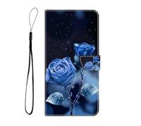 BLOTECH for Redmi A2 Phone Cover PU Leather Flip Wallet with Shockproof Silicone, Stand, Wallet Flip Case with 3 Card Slots & Kickstand Shockproof Protective Case Cover for Redmi A2