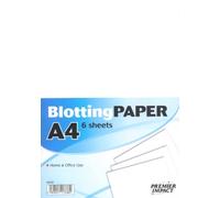 BLOTTING PAPER SIZE A4 PACK OF 6 SHEETS