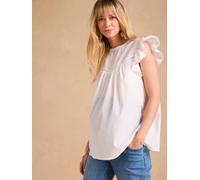 Blouse in Cotton Voile, ENVIE DE FRAISE ecru