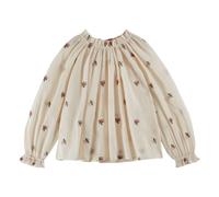Blouse Roses Brodées Cream 10 years