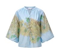 Blouse with place print - female - RICH & ROYAL - Blouses - Blue - M - Blouses & Shirts M