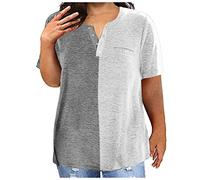 Blouses for Women UK Elegant, Womens Casual V Neck Long Sleeve Cotton Linen Plain Loose Super Comfy Ligntweight Tops Shirts Blouses Plus Size Off The Shoulder Tops for Women Tshirts