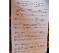 Blow, blow thou winter wind: from When Icicles Hang