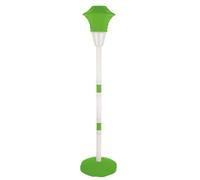 Blow Bubble Wand - 10 Hole Rechargeable Streetlight Toy Foam Maker | Music And LED Light Adjustable Bubble Wand | Height Ground Stake And Standing Outdoor Toys For Beach Summer Party Garden