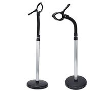 Blow Dryer Holder, 360 Degree Rotation Hair Dryer Stand, No Hands Hair Dryer Holder, Hair Dryer Stand, Braiding Hair Rack with Adjustable Height for Bathroom, Vanity, Makeup Room