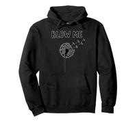 Blow Me Dandelion Adult Humor Pullover Hoodie
