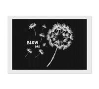 Blow Me Dandelion Full Round Drill Diamond Art Kits Accessories Craft Home Wall Decor 8"x12"