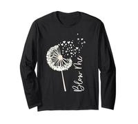 Blow Me Funny Dandelion Long Sleeve T-Shirt