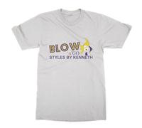 Blow 'n Go Styles by Kenneth Benidorm T-Shirt (White, XL)