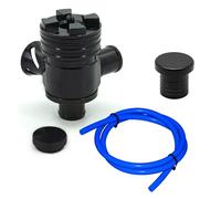 Blow Off Valve,Turbo Blow Off Valve Universal Blow Off Valve S Diverter Turbo BOV Boost Fit Use For Volkswagen GTI Jetta Fit Use For 1.8T 2.7T(With hose)