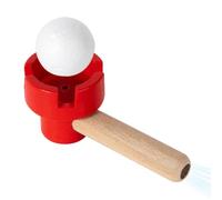 Blow Pipe Ball Game - Wooden Floating Balance Toy, Interactive Blowing Balls, Educational Lung Exerciser, Stress Relief Play, Creative Kids Gift | Motor Skill Learning Activity For Children Family Par
