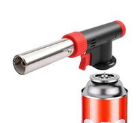 Blow Torch Attachment Head Adjustable Flame, Cooking Butane Gas Torch with Safety Switch Fits for Creme Brulee, Catering Culinary, Camping BBQ, Baking, Light Soldering (Gas Not Included