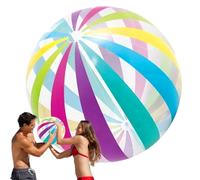 Blow Up Beach Ball | Blow Up Team Sports Toy - Soft 16 Inch Pool Ball for Kids Adults Practice Training Indoor Outdoor Party Sand Grass Backyard Park Court School