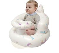 Blow Up Chair for Baby - Multi-Functional Cute Pattern Inflatable Back Support Sofa Foldable | Blow Up Floor Seat Portable Baby Learning Chair for Age 3+ Months with Built in Pump for Seaside