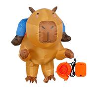 Blow Up Costume - Halloween Inflatable Capybara Costumes | Creative Cosplay Dress-Up Outfit Accessories for Men, Women, Boys, Girls, party animall Suit for Festivals, Christmas, Holiday Celebrations