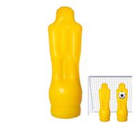 Blow Up Defender Mannequin - Water Filled Base Training Aid, Practice Tool Kids Pro, Agility Goalie Tackle Device, Portable Soccer Equipment | Adults Kids Train For Drilling Sessions