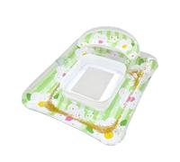 Blow Up Floating Raft With Cup Holder - Inflatable Pool Lounger Float For A