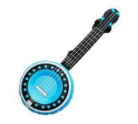 Blow Up Instruments | Banjo Stage Accessories - Inflatable Banjo Musical Instrument - for Outdoor Beach Birthday Celebrations Backyard Playroom Stage
