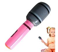 Blow Up Microphone - Party Prop For Singing And Music Games | Pvc Material With Realistic Miic Look, Inflatable Toy For Festivals, Stage Parties, Concert Decorations, Fun Event Use, 10g
