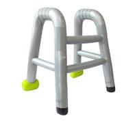 Blow Up Walker - 199g Walking Party Decorations, 48x48x65cm Elderly Retirement Walker Costume | Inflatable Prank Cane for Events Theater Holiday Christmas Easter Gras Carnivals Cosplayers Kids