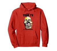 Blow Up Your TV It's Pure Propaganda (Resistance Statement) Pullover Hoodie