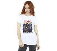 Blow Up Your Video Jump Cotton Boyfriend T-Shirt AC/DC White L
