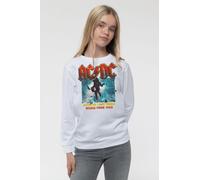 Blow Up Your Video Sweatshirt AC/DC White 6-8 Years