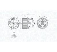 MAGNETI MARELLI 069412352010 Heater blower motor