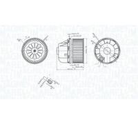 MAGNETI MARELLI 069412729010 Blower motor