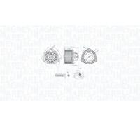 Blower fan 069412765010 MAGNETI MARELLI for MITSUBISHI CITROËN PEUGEOT