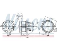 NISSENS 87546 Interior Blower