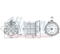 Nissens Blower 87549 for eg. HONDA CIVIC (2006) 1.8 IVTEC