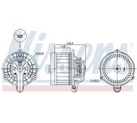NISSENS 87564 Interior Blower