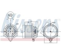 NISSENS 87568 Interior Blower